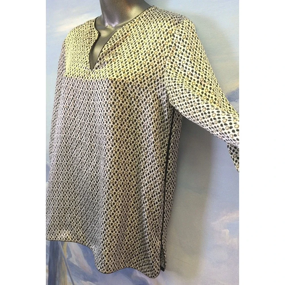 NEW! Lafayette 148 New York S Silk Kelsey Blouse
